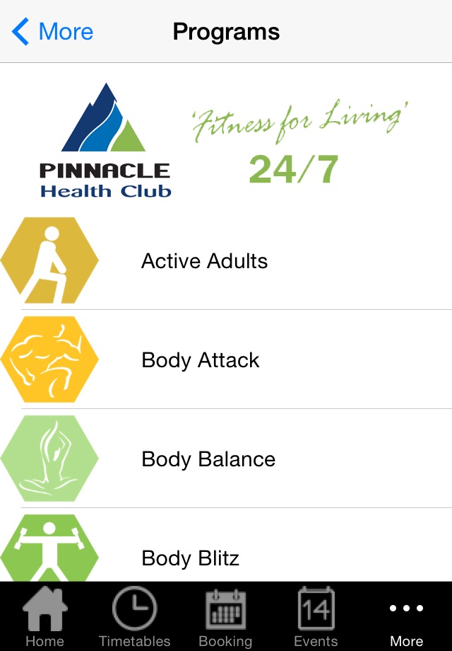 Pinnacle Health Club screenshot 3