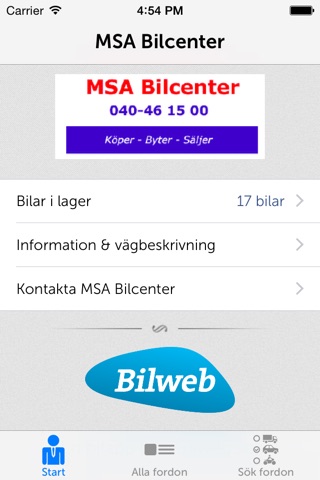 MSA Bilcenter screenshot 3