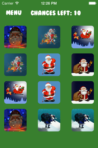 Santa Claus Memory Puzzle screenshot 2