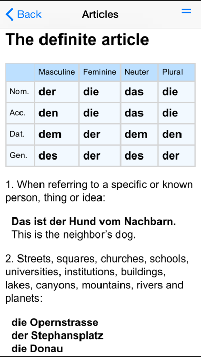 German Grammar Screenshot 3