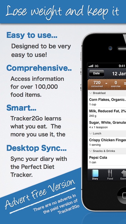 Tracker2Go Calorie Counting on the Move