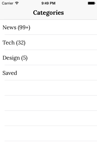 Flippy Reader for Feedly - náhled