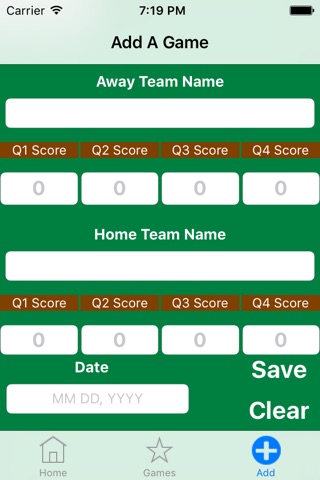 Football Score Tracker - Track and Save Football Scores screenshot 2