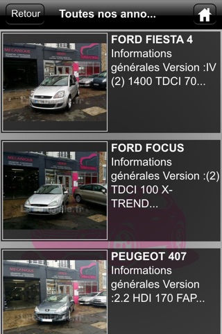 Tournan Automobiles screenshot 2