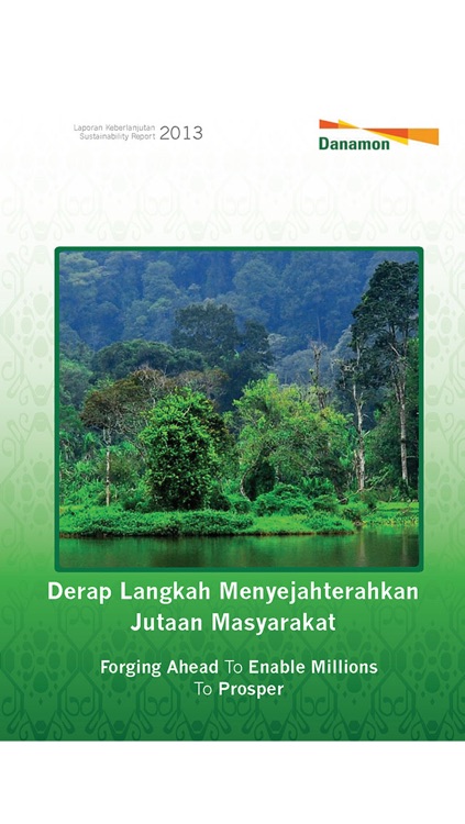 Danamon 2013 Sustainability Report