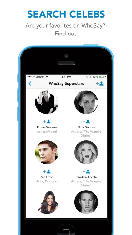 WhoSay - A social magazine by celebrities screenshot-3