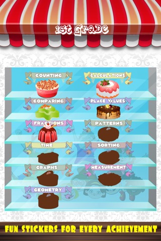 A+ Math Bakery: K,1st,2nd,3rd Grade the early learning mobile app star screenshot 3