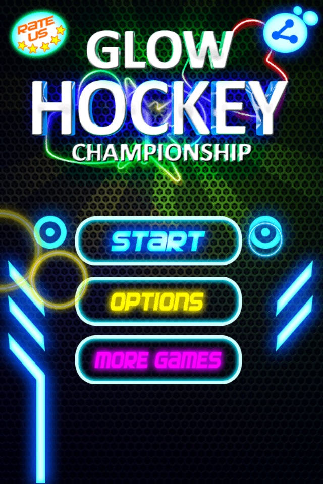 Glow Hockey Xtreme Free screenshot 4