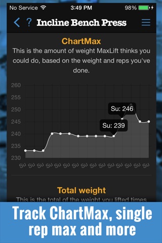 MaxLift Weight Lifting Tracker App screenshot 3