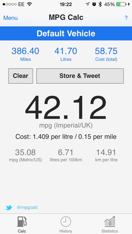 MPG Calc
