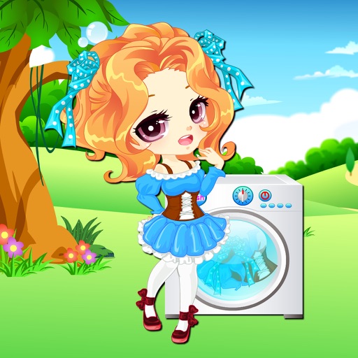 Little Princess Laundry-colorgirlgames