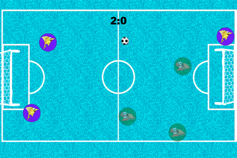 Sea Animal Football Match - Fish vs Crab Game for Kids screenshot 2