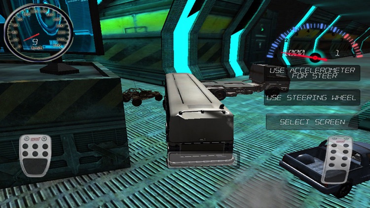 RC Car Simulator in Sci-Fi Lab