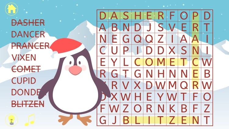 Christmas Word Search : Kids Holiday Word Find Puzzle Game