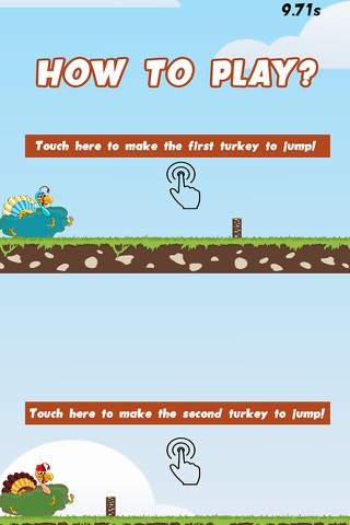 Turkey Run! - Make Them Amazing Chicken Action Jump & Run Today screenshot 2