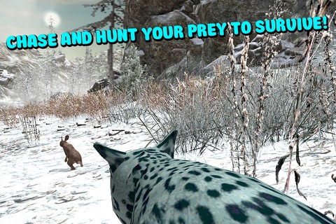 Wild Snow Leopard Survival Simulator 3D Full screenshot 2
