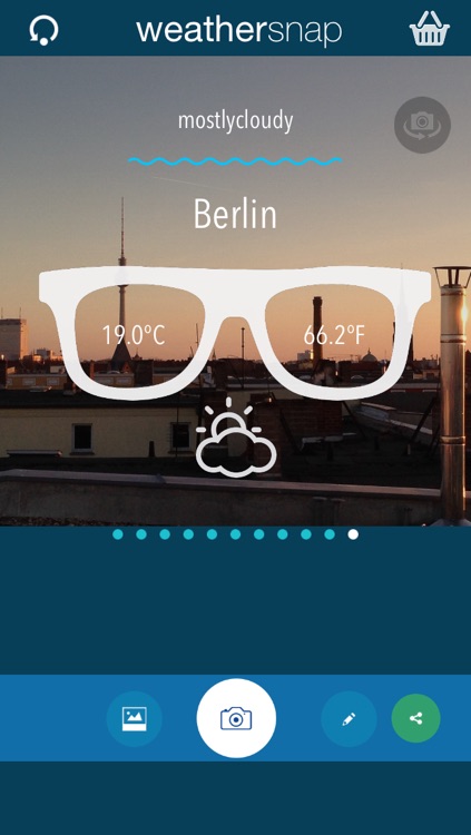 Weathersnap – Share Your Local Real-Time Weather with Beautiful Photo Skins