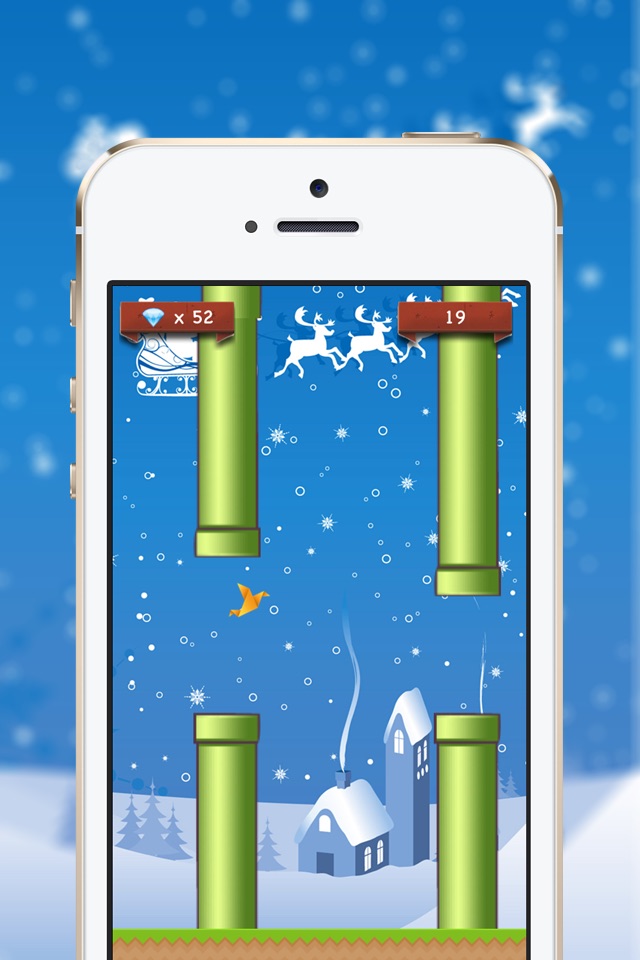 Flappy Paper Bird - top free bird games screenshot 4