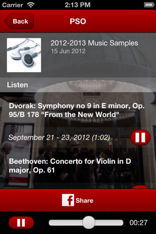 Pittsburgh Symphony Orchestra screenshot 3