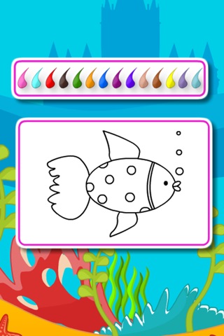 Coloring Aquarium Fish screenshot 3
