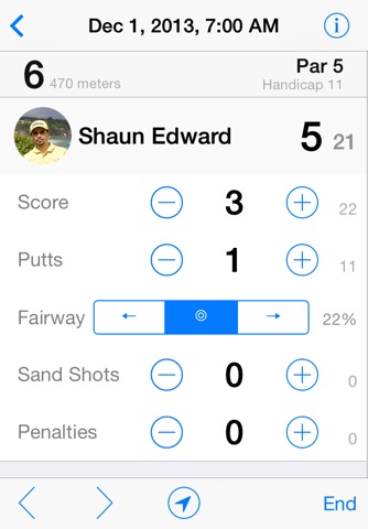 Golf Scores: GPS Rangefinder screenshot 2