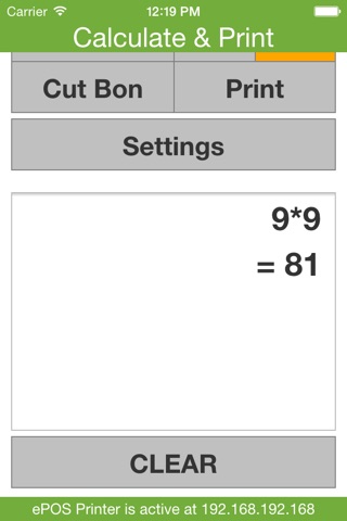 calc2print screenshot 2