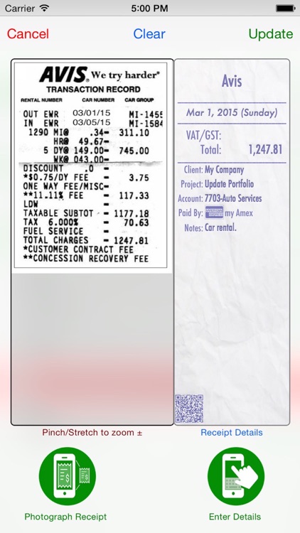 ExpenseOnTheGo - Receipt Organizer, Expense Tracking, Financial Budget Planner