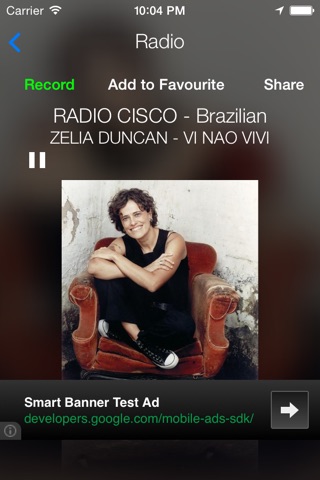 Brazilian Music Radio Recorder screenshot 2