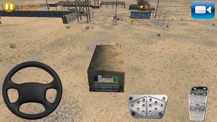 Army Trucks Emergency Parking : Battle-Ground  Rumble. Play Real Redline Game