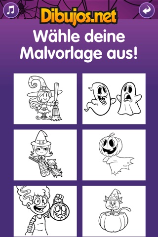 Halloween Coloring Pages screenshot 2