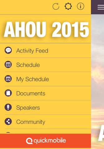 2015 AHOU Annual Conference screenshot 2