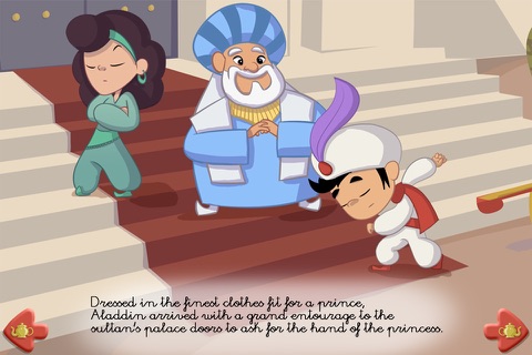 Aladdin and the wonderful lamp - Free book for kids screenshot 3