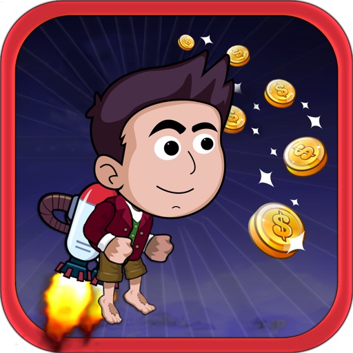 Cute Kid Jetpack Runner in the Monster Forest icon