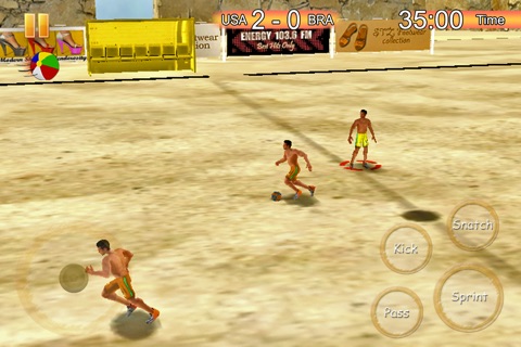 Beach Soccer Fun - Play real football cup on world popular beaches HD screenshot 3