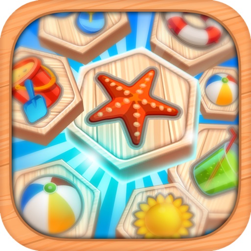 Summertime VaCay Match Three (Full) - A super fun in the sun tap game! Icon