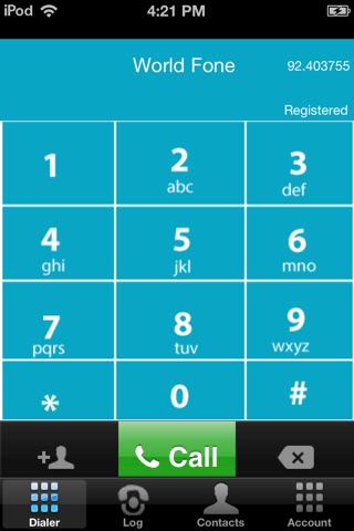 WorldFone screenshot 2