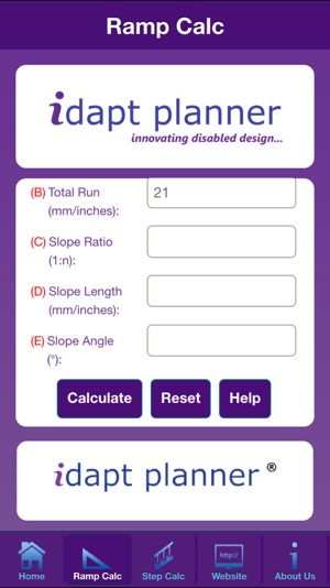 Idapt Ramp & Step Calculator(圖3)-速報App