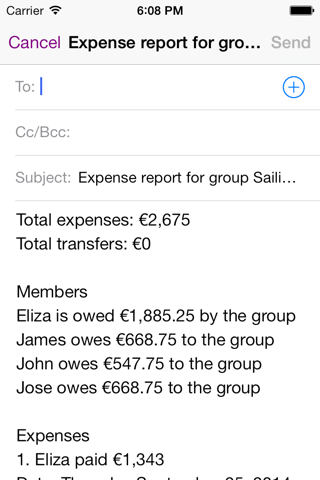 Group Debts screenshot 4