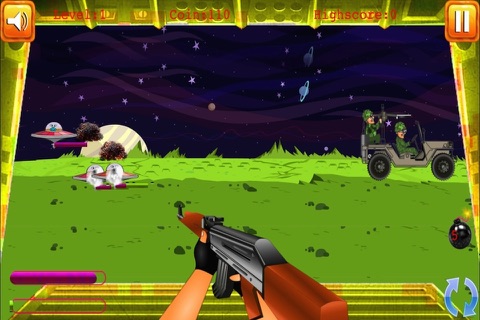 Alien Invaders Spaceship Attack - Earth Defenders Jeep Squad FREE screenshot 2