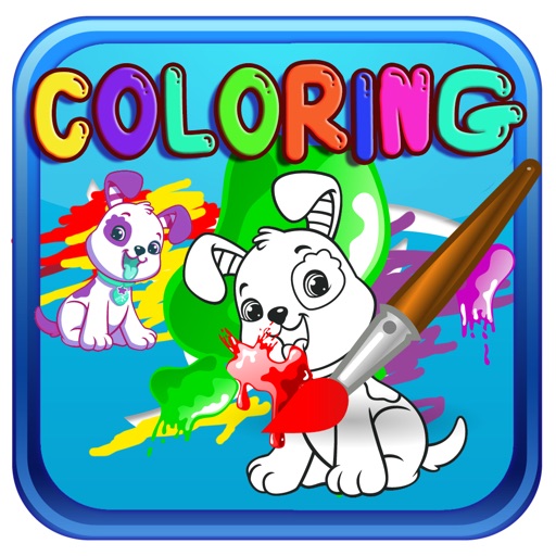 Coloring Pages Paw Dog Edition Icon