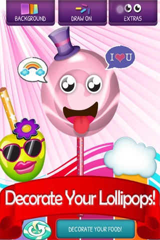 Swirl Lollipop Maker - Design Yummy Street Fair Food screenshot 2