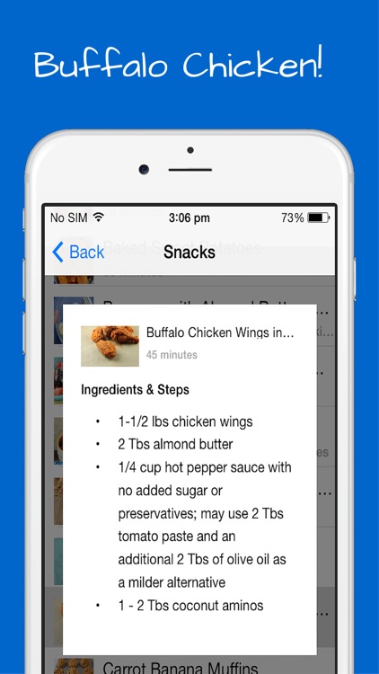 Paleo Snacks Recipes - Breakfast, Lunch and Appetizers with quick, easy and simple meals. screenshot-3