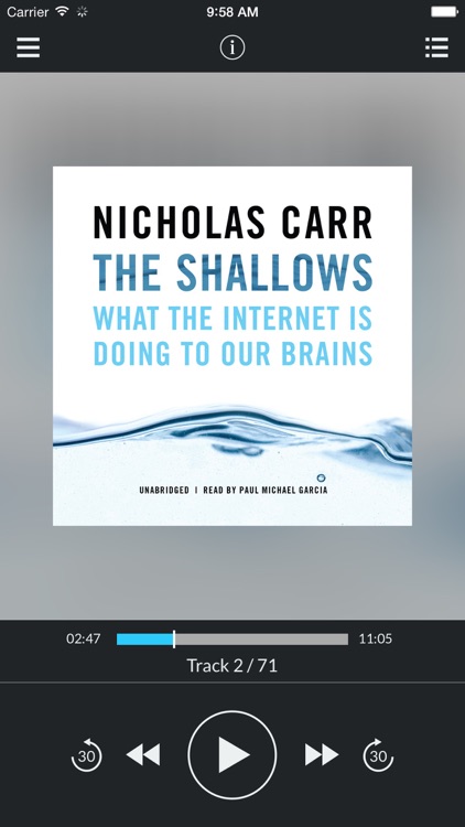 The Shallows: What the Internet Is Doing to Our Brains (by Nicholas Carr) (UNABRIDGED AUDIOBOOK)