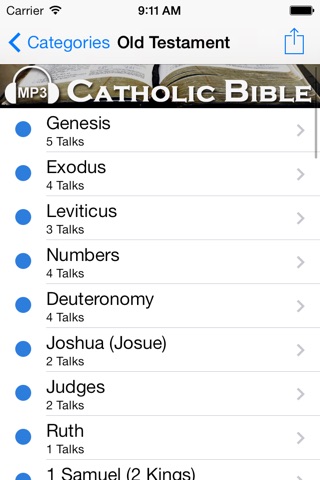 Audio Catholic Bible screenshot 2