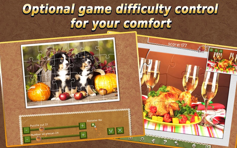 Holiday Jigsaw. Thanksgiving Day thumbnail 4