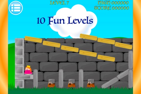 Medieval Mayhem - Throw Rocks Hit Guards Rescue Princess Puzzle screenshot 3