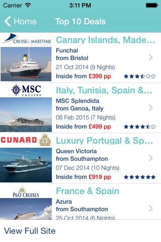 Cruise Search screenshot 2