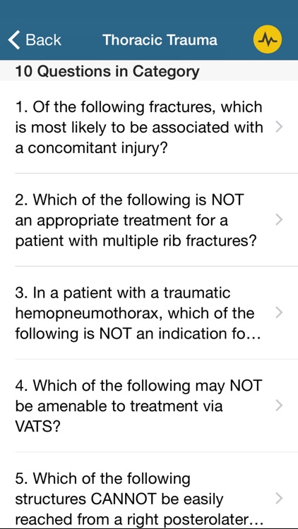 TSRA Multiple Choice Review of Cardiothoracic Surgery