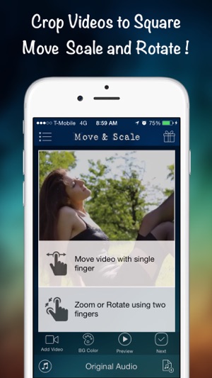 Square Video FREE - Crop videos to squar