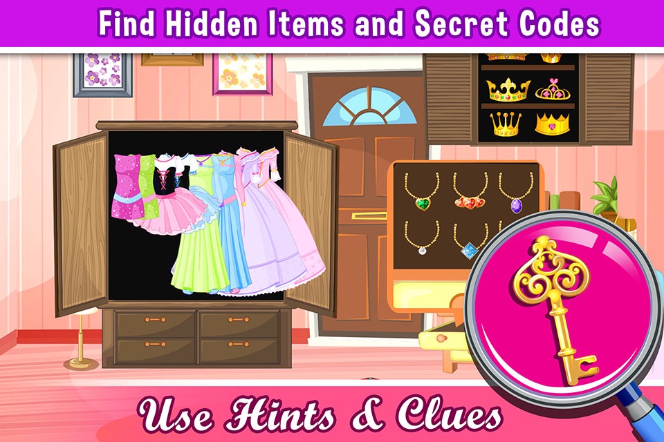 A Princess Hollywood Hidden Object Puzzle - can u escape in a rising pics game for teenage girl stars screenshot 3